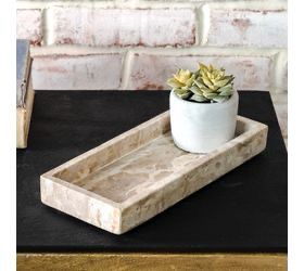 Pdg 10x4.25 Beige Marblecvanity Tray