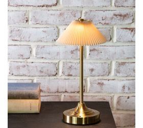 Pdg 12.8&quot; Gold LED Lamp Rechargeable
