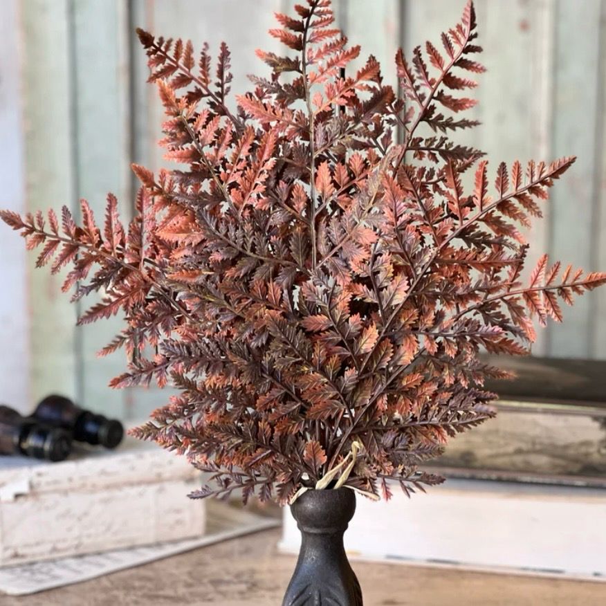 Lan 19&quot; Russet Autumnal Fern Bundle
