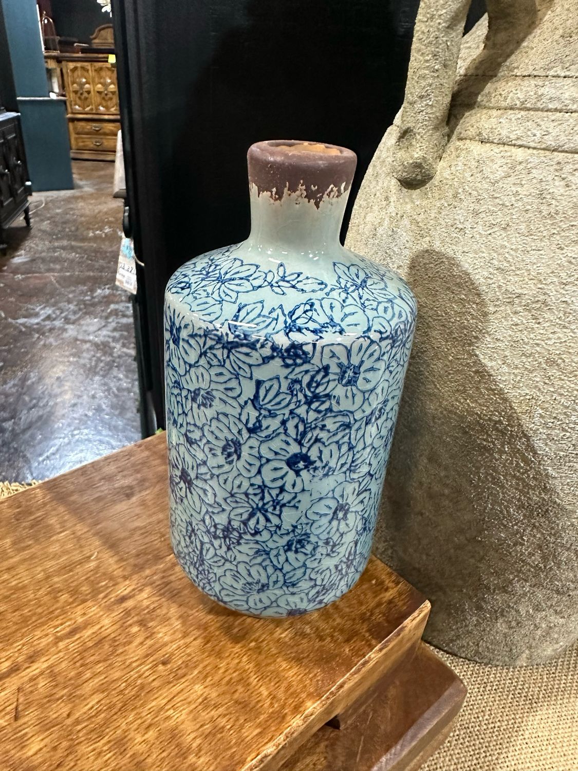 Pdg Blue Print 7.7&quot; Vase