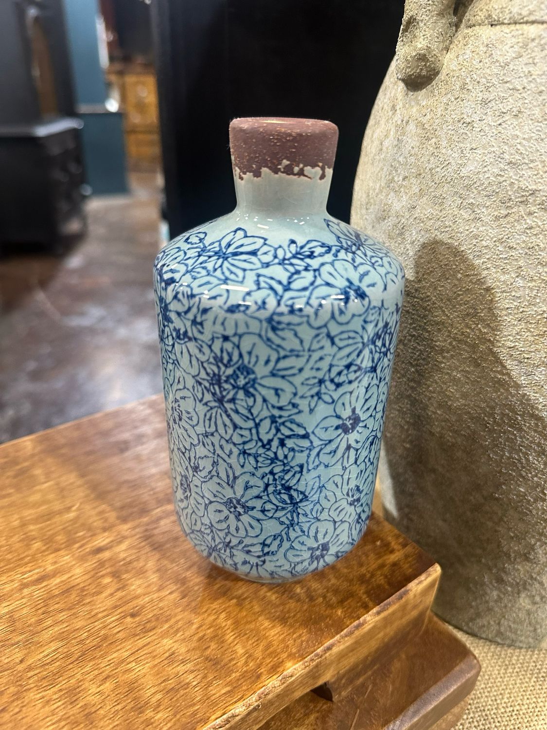 Pdg Blue Print 6.5&quot; Vase