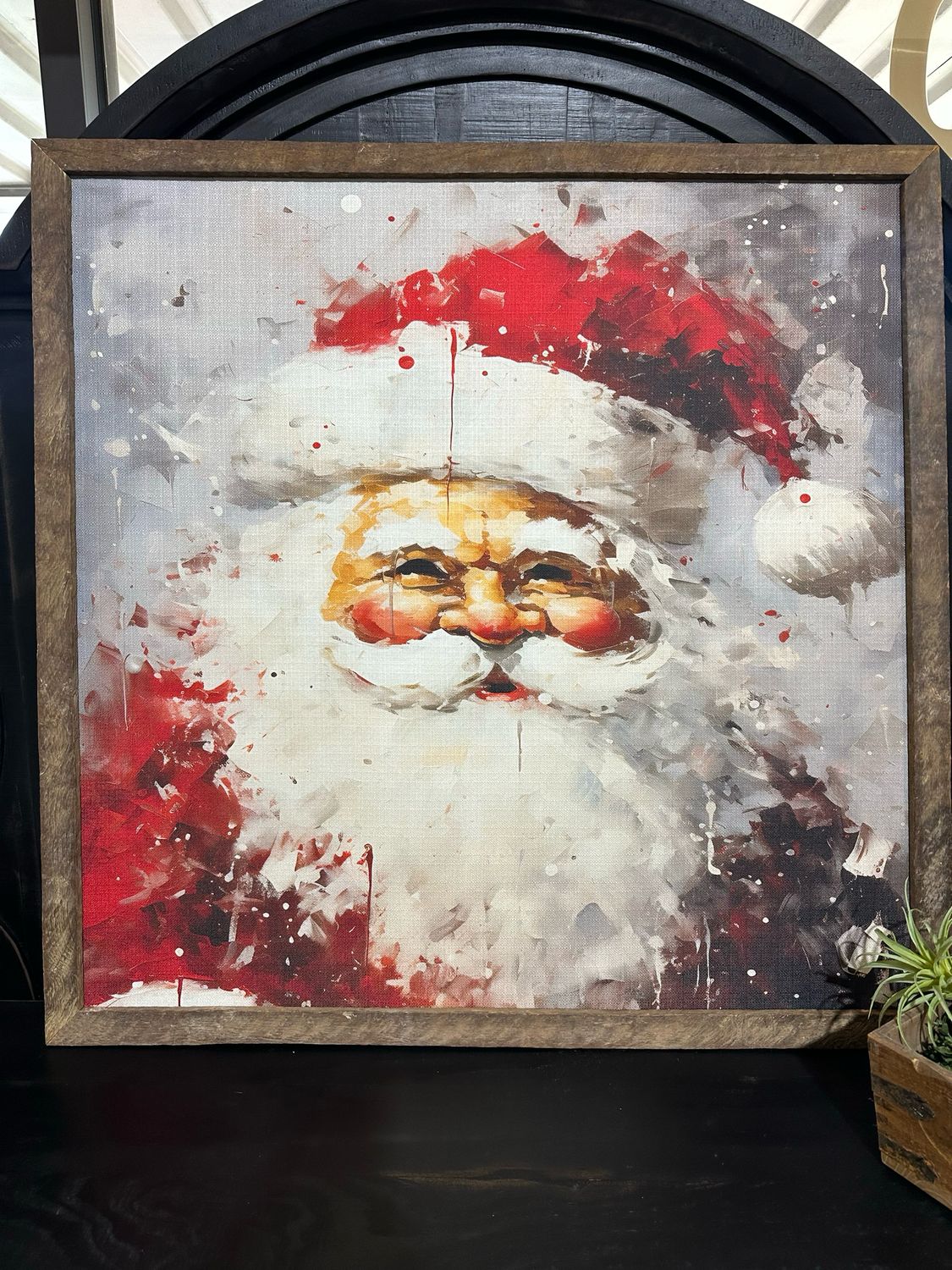 SCM 36x36 Rosy Cheek Santa