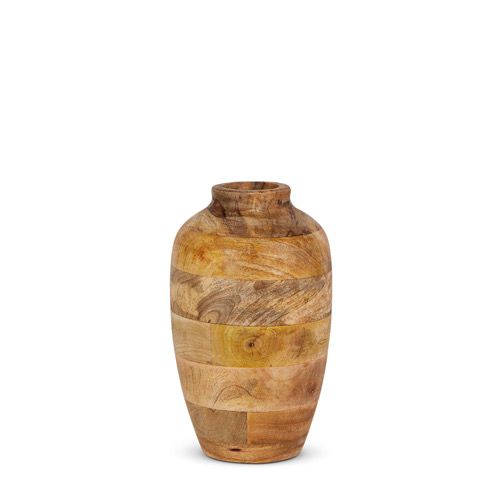 10&quot; Wooden Vase
