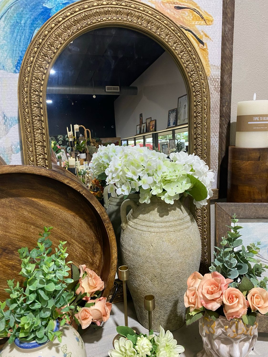 35.5&quot; Arch Pattern Mirror