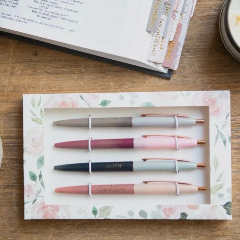 C&amp;C Be Still Pens Set/4