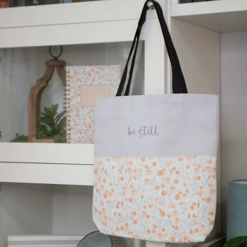 C&amp;C Floral Be Still Tote Bag