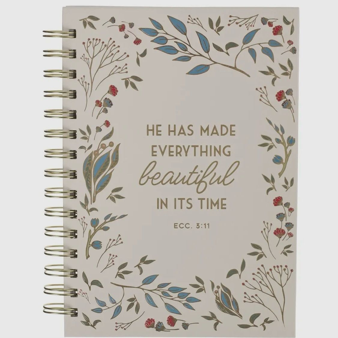 CAG Ivory Floral Everything Beautiful Journal Spiral
