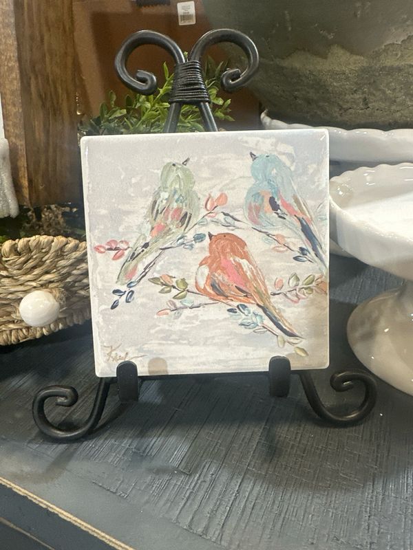 SCM 4x4 Coaster Bird Branch
