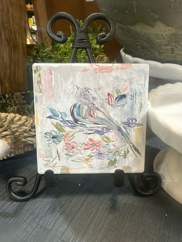 SCM 4x4 Coaster Color Bird