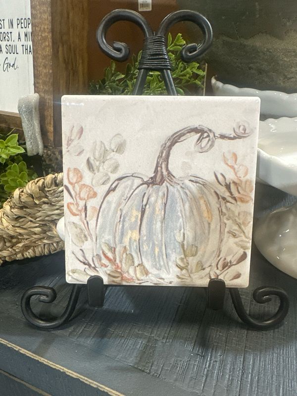 SCM 4x4 Coaster Pumpkin