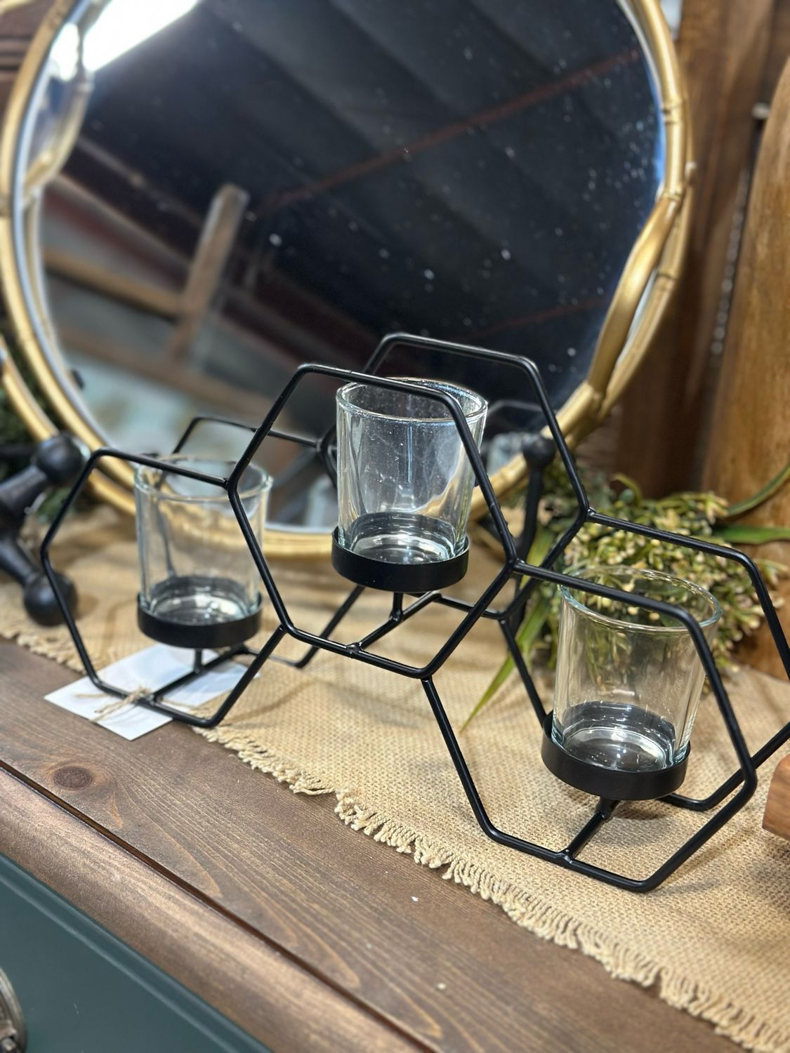 DWL Metal Candle Holder