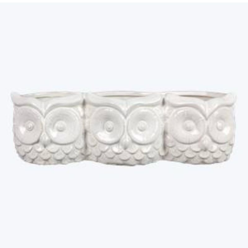 Yngs Triple Owl Dish/Planter