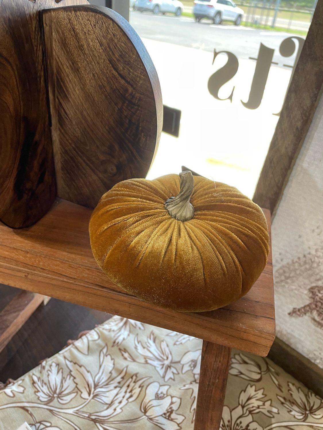 Pdg 5&quot; Orange Vel Pumpkin