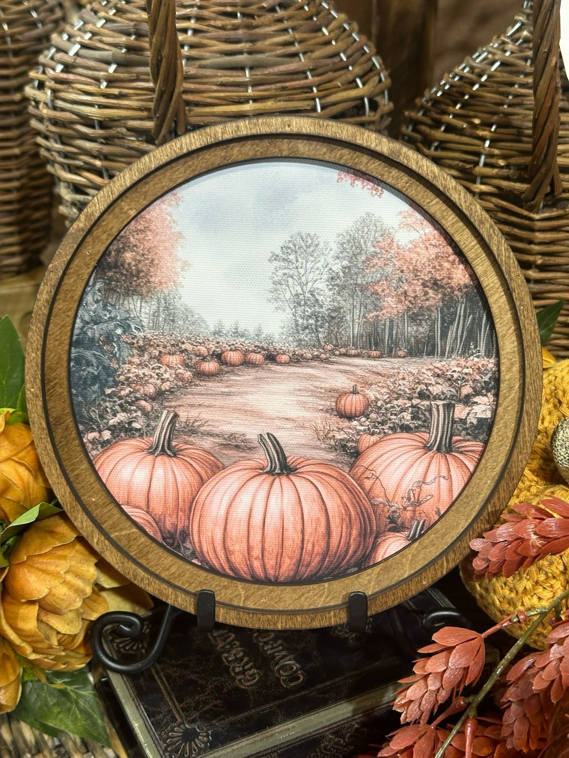 Red 8&quot; R Pumpkin Path