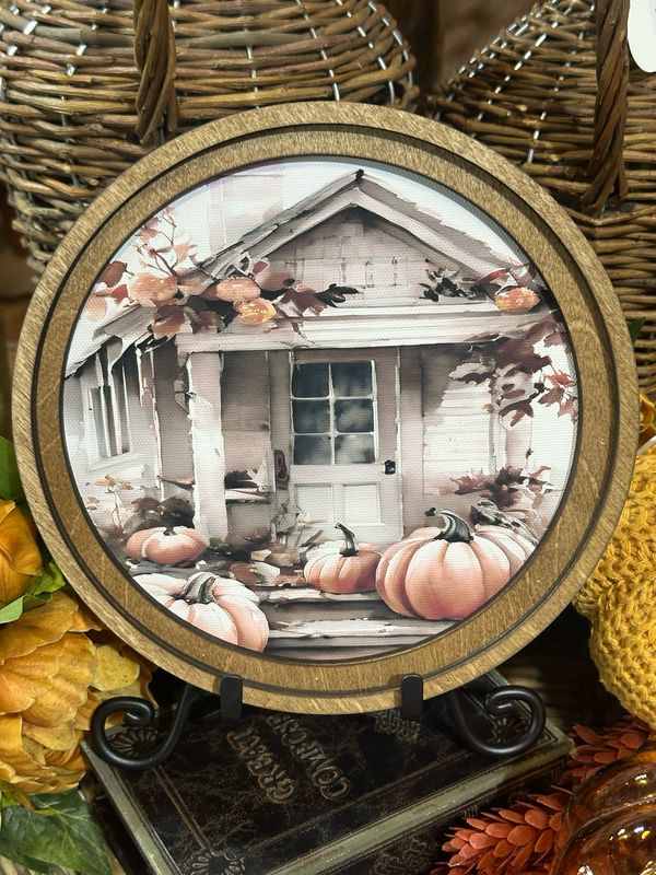 Red 8&quot; R Pumpkin Shed