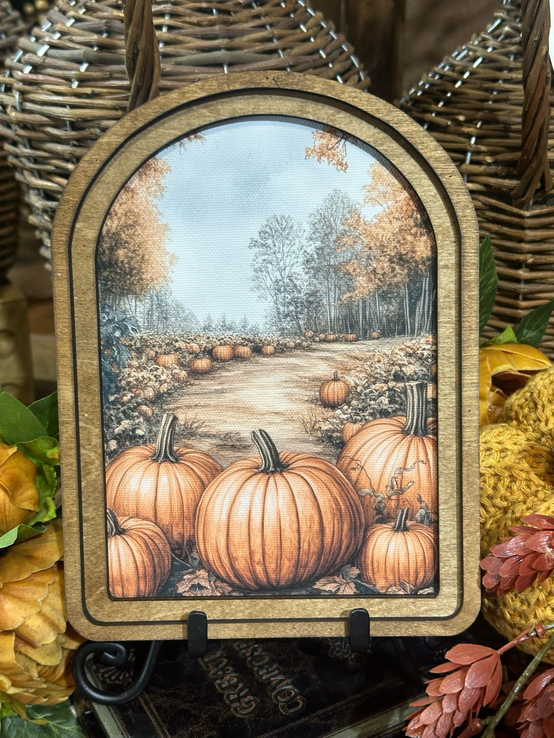Red Arch 8x6 Pumpkin Path