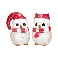 WTC Side Hat Red White Owl 7&quot;