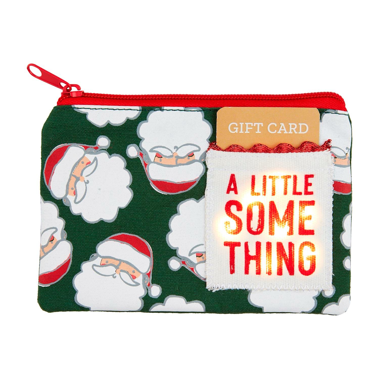 MP Santa Print Light Up Pouch