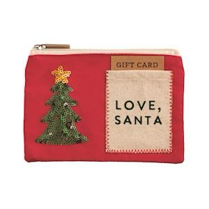 MP Love Santa Sequin Gift Pouch
