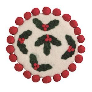 MP Holly Felted Trivet