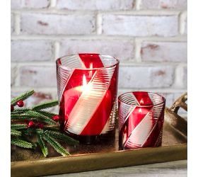 PDG Candy Cane Votive S 3x3