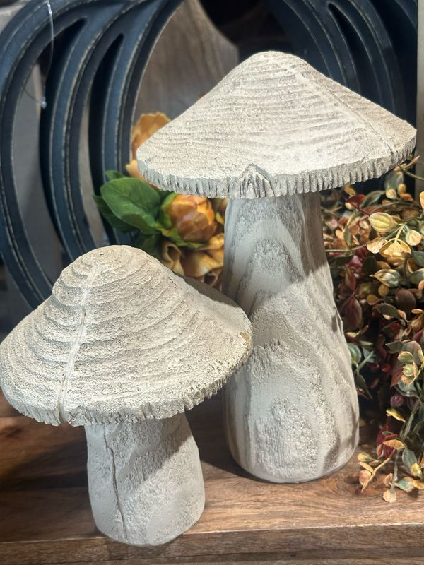 Rag 6.5&quot; Nat Mushroom