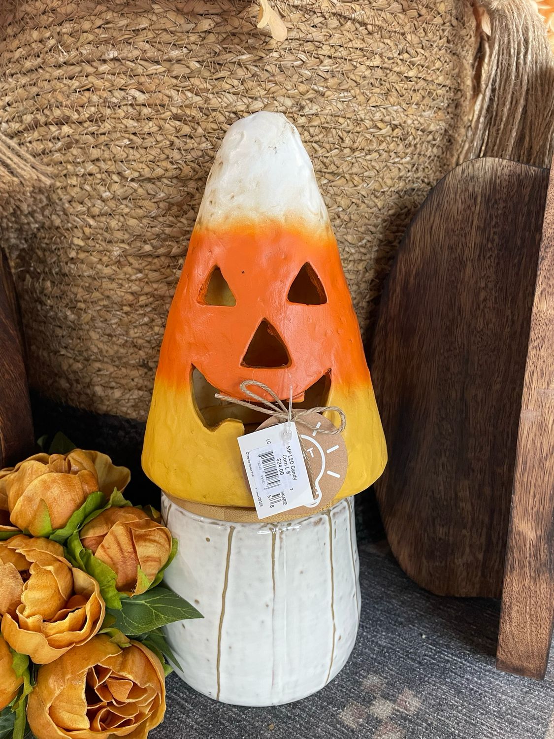 MP LED Candy Corn L 8&quot;