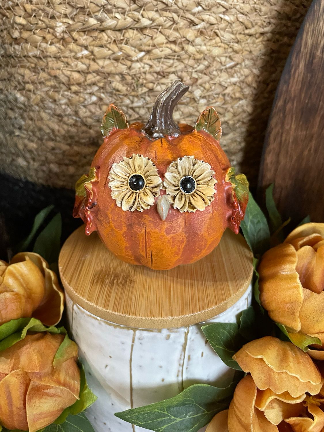 Ger Owl Pumpkin 3.75&quot;
