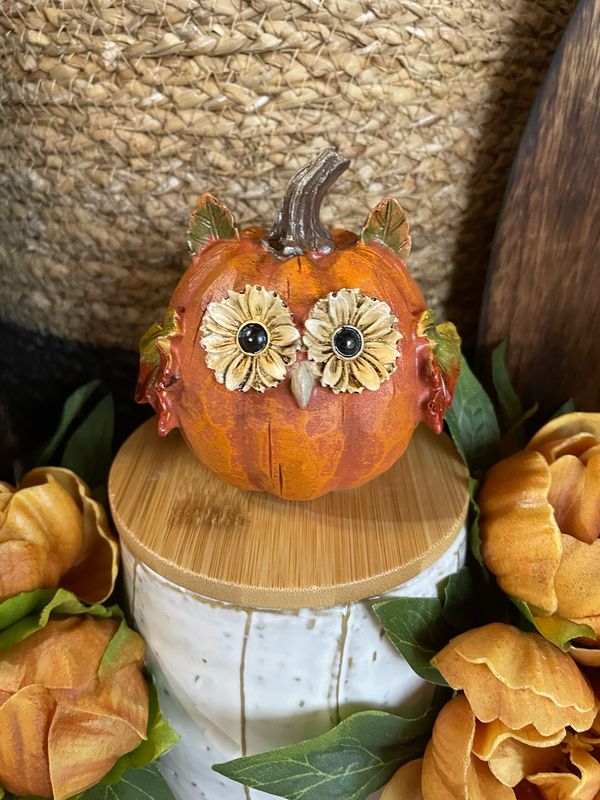 Ger Owl Pumpkin 3.75&quot;