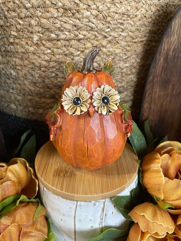 Ger Tall Owl Pumpkin 4.5&quot;