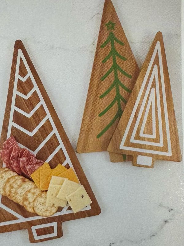 DWL Set/3 Cmas Tree Serving Boards