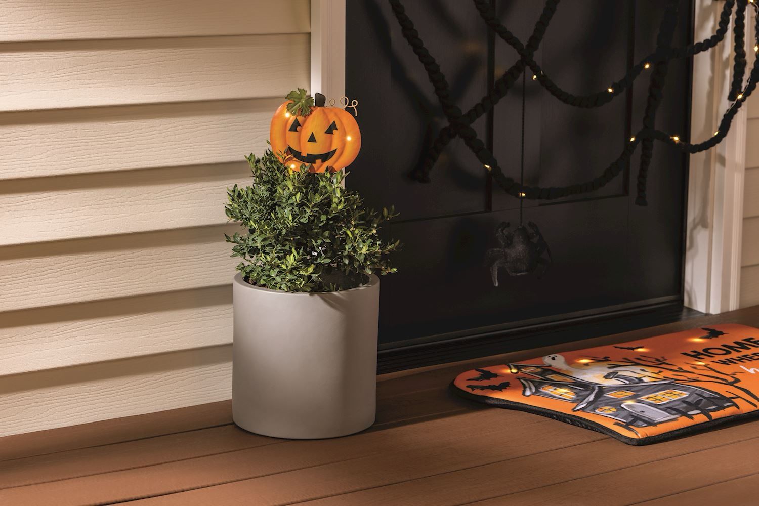 MP LED Pumpkin Plant Stake