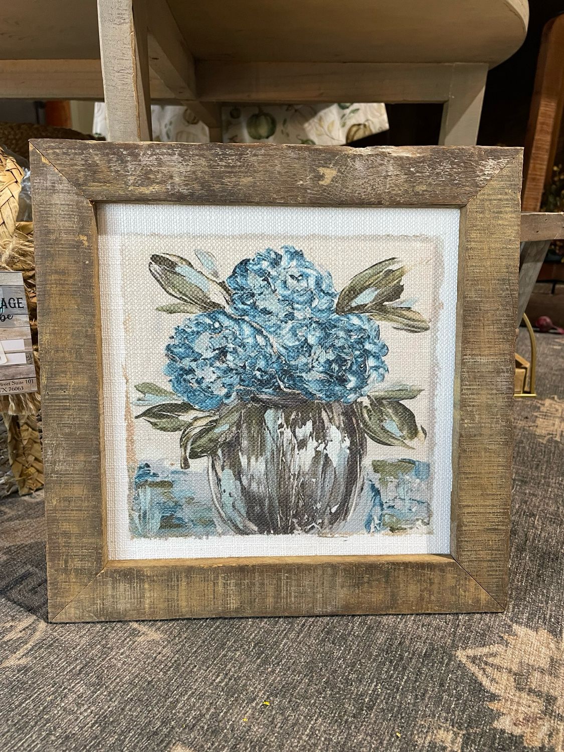 SCM 12x12 Blue Hydrangea