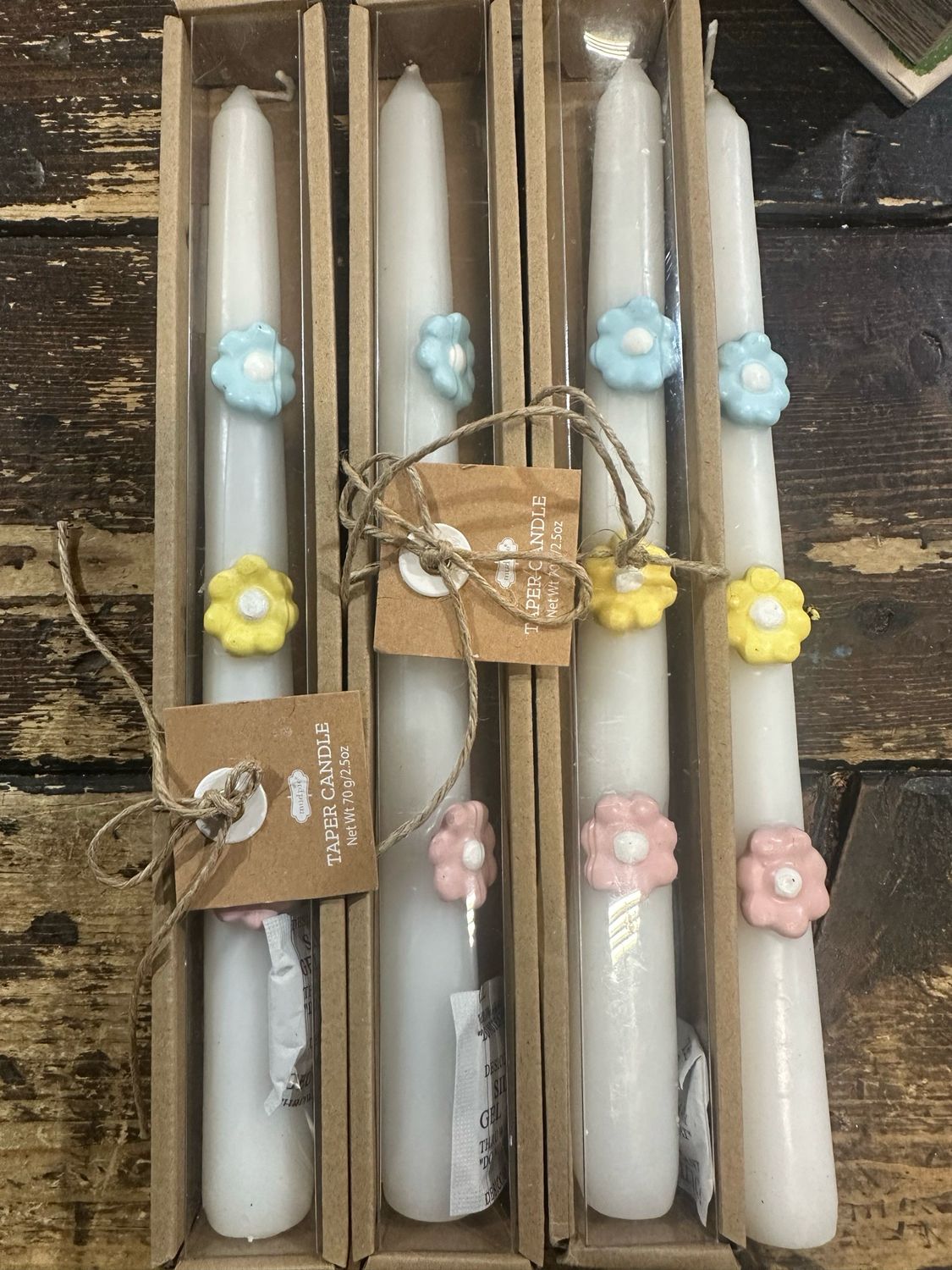 4 10” Mudpie Tapers
