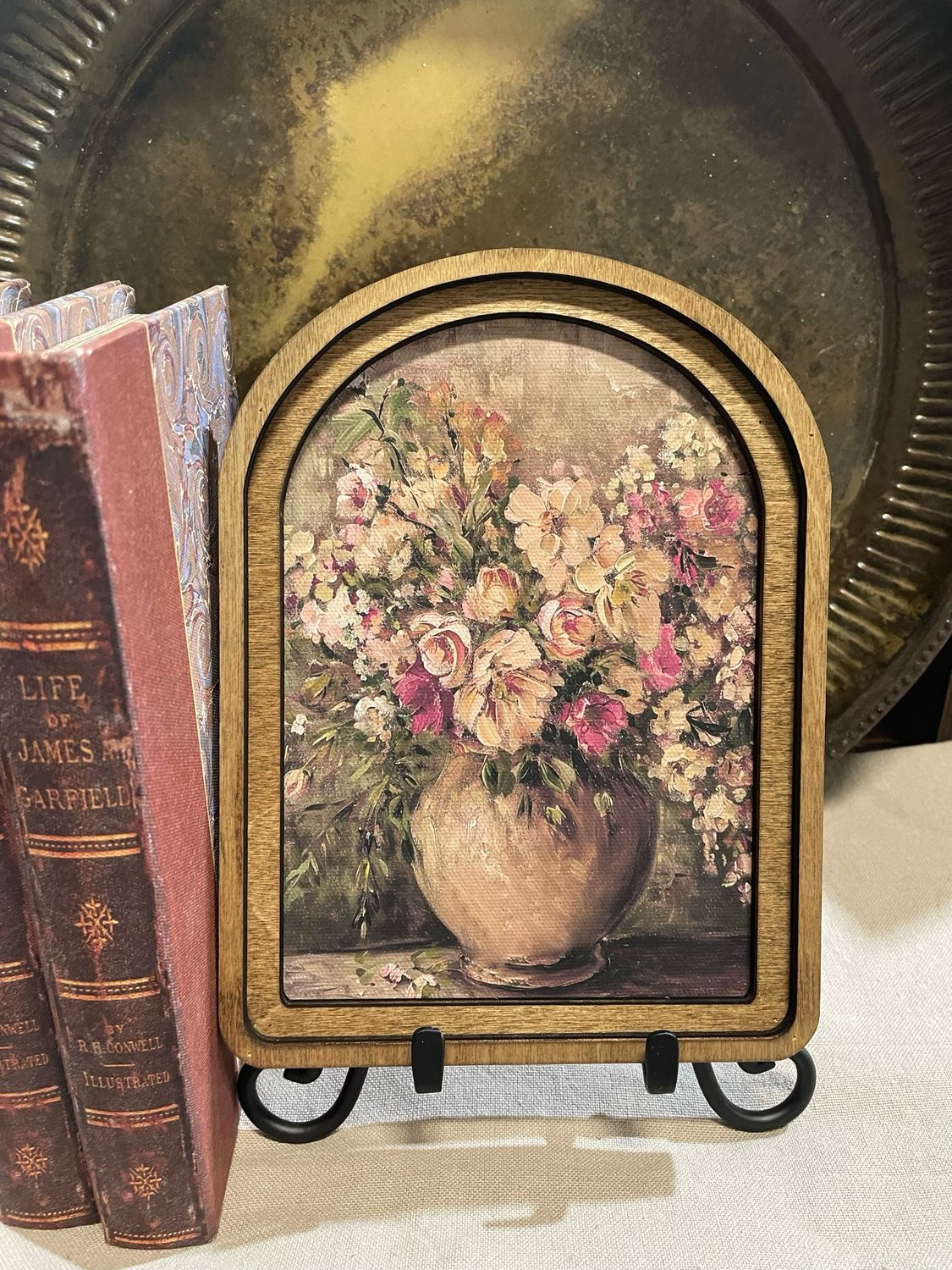 Red Arch Rustic Floral Vase 6x8