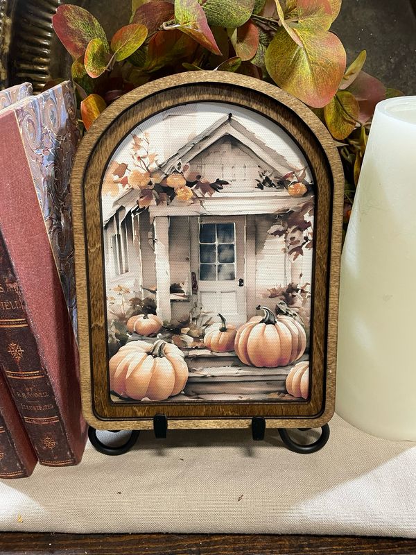 Red Arch 6x8 Pumpkin Shed