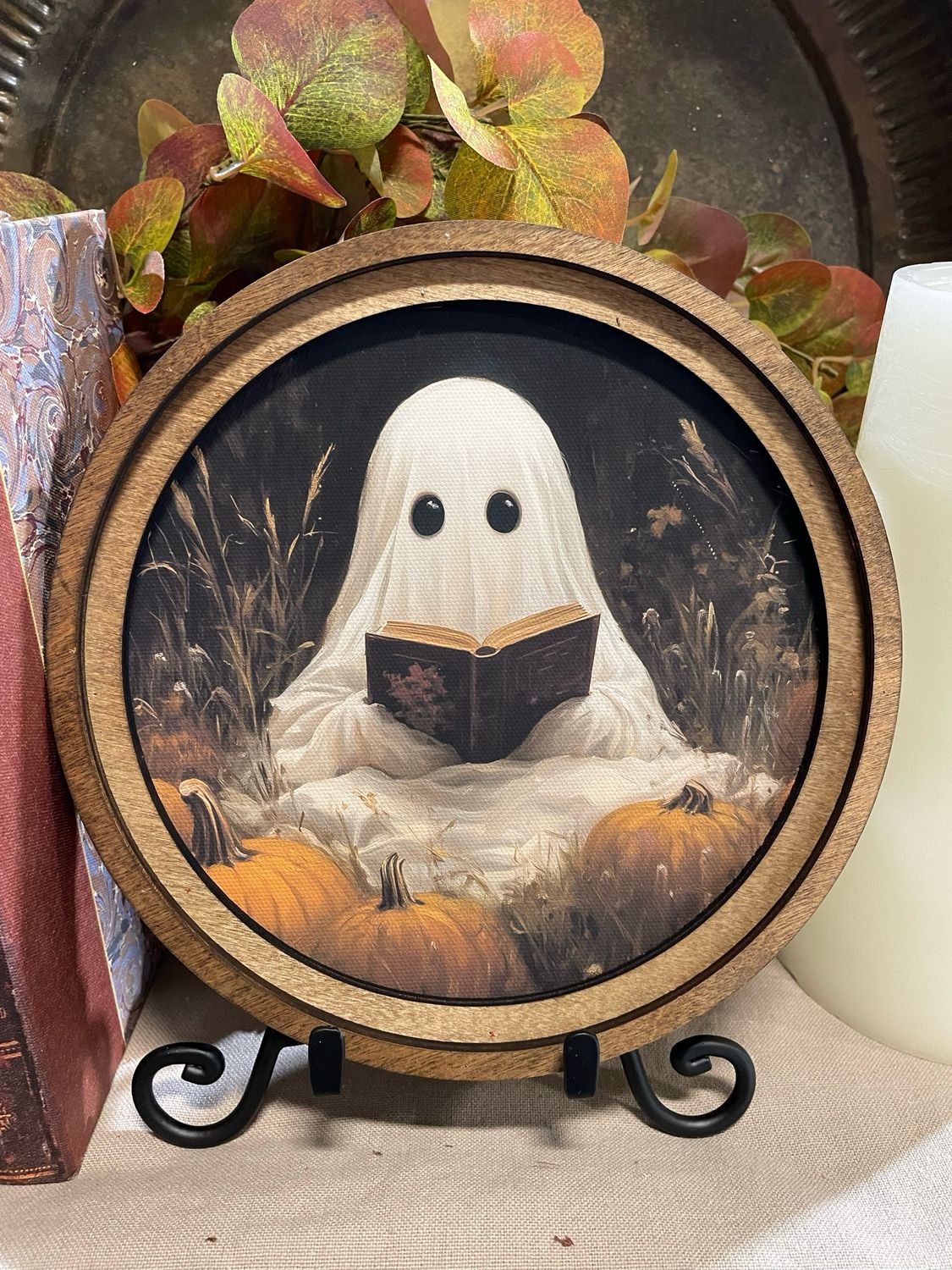 Red 8" R Ghost Book