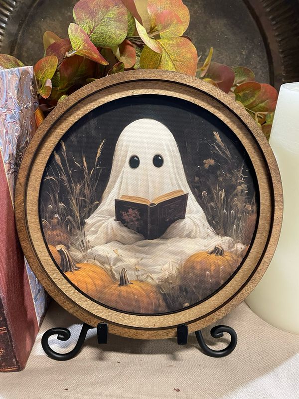 Red 8" R Ghost Book