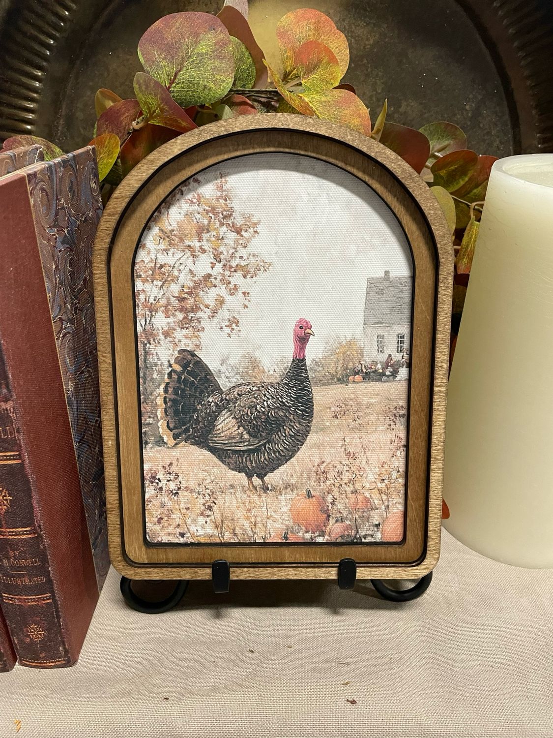 Red Arch Thanksgiving Turkey 8x6