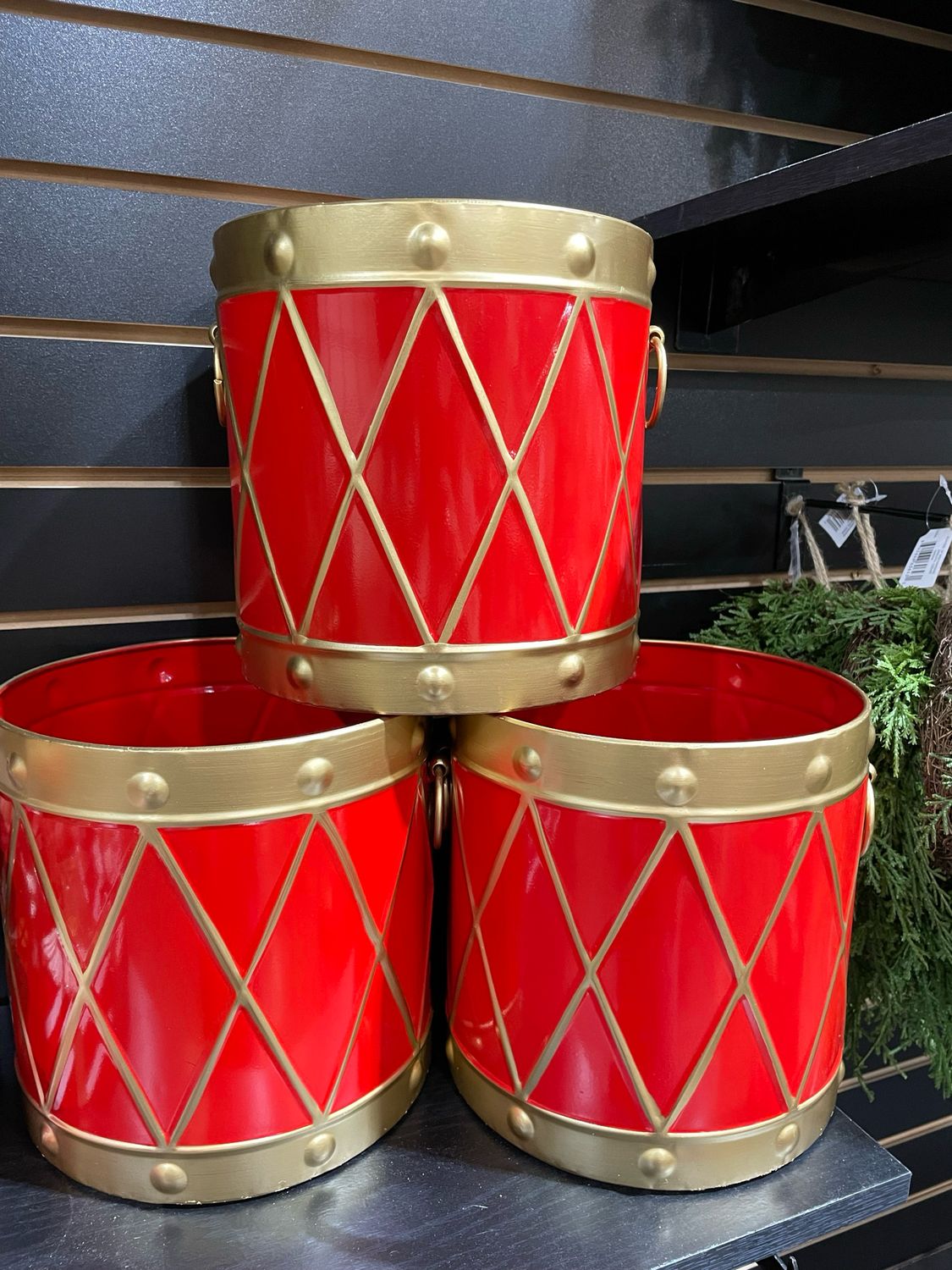 CCO Sm Drum Red &amp; Gold 8.25x8