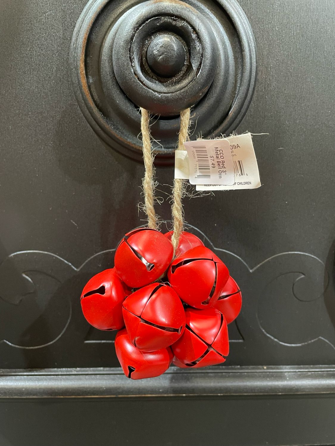 CCO Red 3&quot; Metal Bell Orn