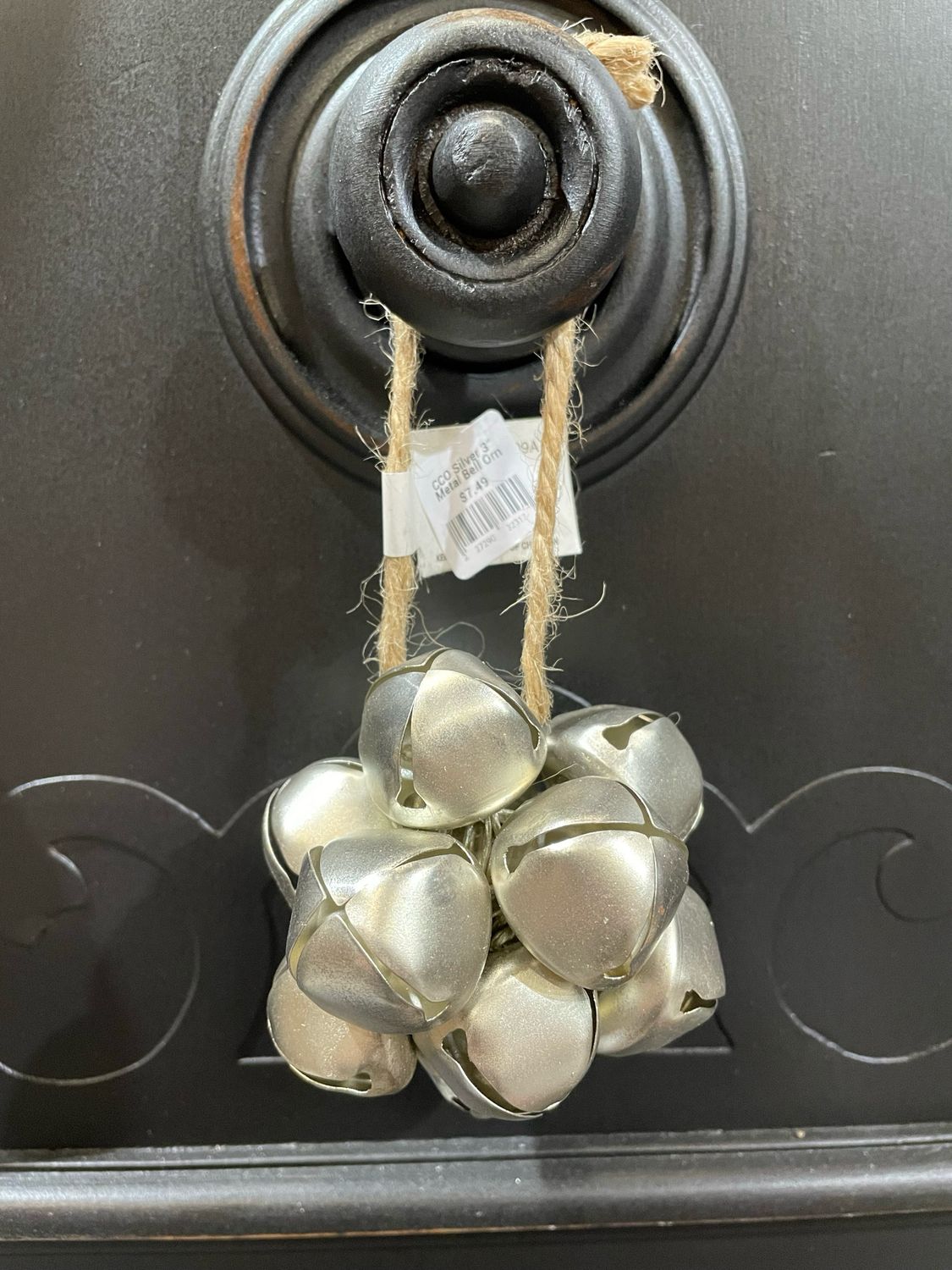 CCO Silver 3&quot; Metal Bell Orn
