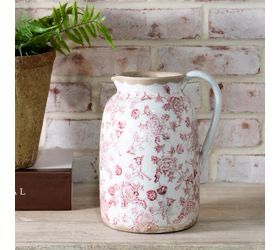 PDG ,9.3&quot; Red Heritage Vase