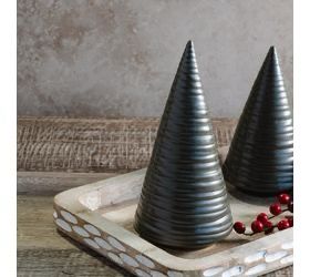 PDG 7&quot; Dark Green Spiral Tree
