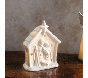PDG 5/5 LED Ceramic Nativity