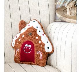 PDG 11&quot; Gingerbread House Pillow
