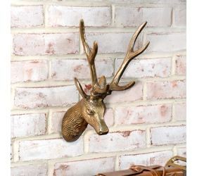 PDG 15&quot; Gold Deer Head