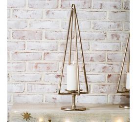Pdg 25&quot; Gold Tree Pillar Holder