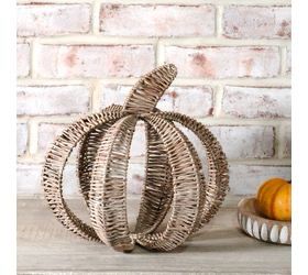 PDG 9.5&quot; Slotted Willow Pumpkin