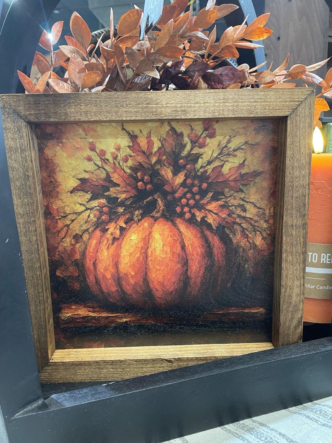 Jarmz 9x9 Golden Gourd &amp; Scarlet Berries